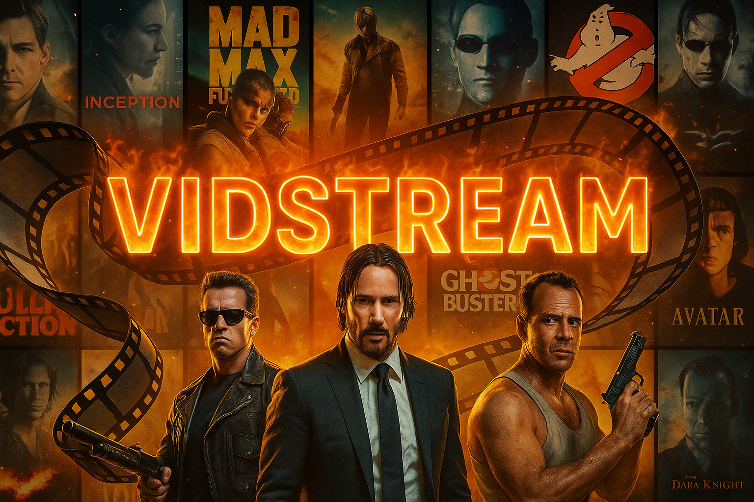 Vidstream streaming platform interface